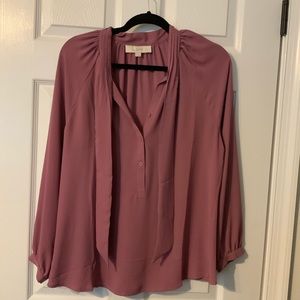 LOFT mauve blouse